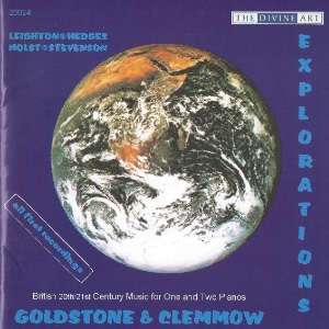 Piano Sonata no.1; Three Explorations; Five Aphorisms. 